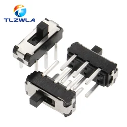 20PCS MSS22D18 Mini Miniature DIP Slide Switch 2P2T 6Pin Handle High 2MM For DVD Switch