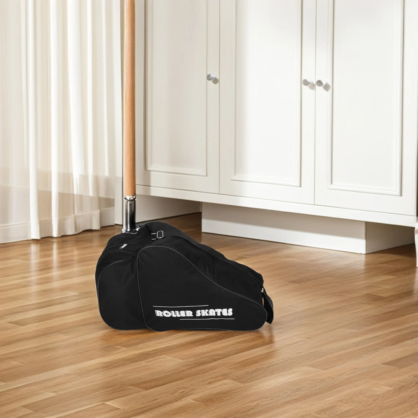 Saco de sapato de gelo rolo skate transportadora engrossado espaçoso mochila para patinação engrenagem leve malha respirável hóquei em linha