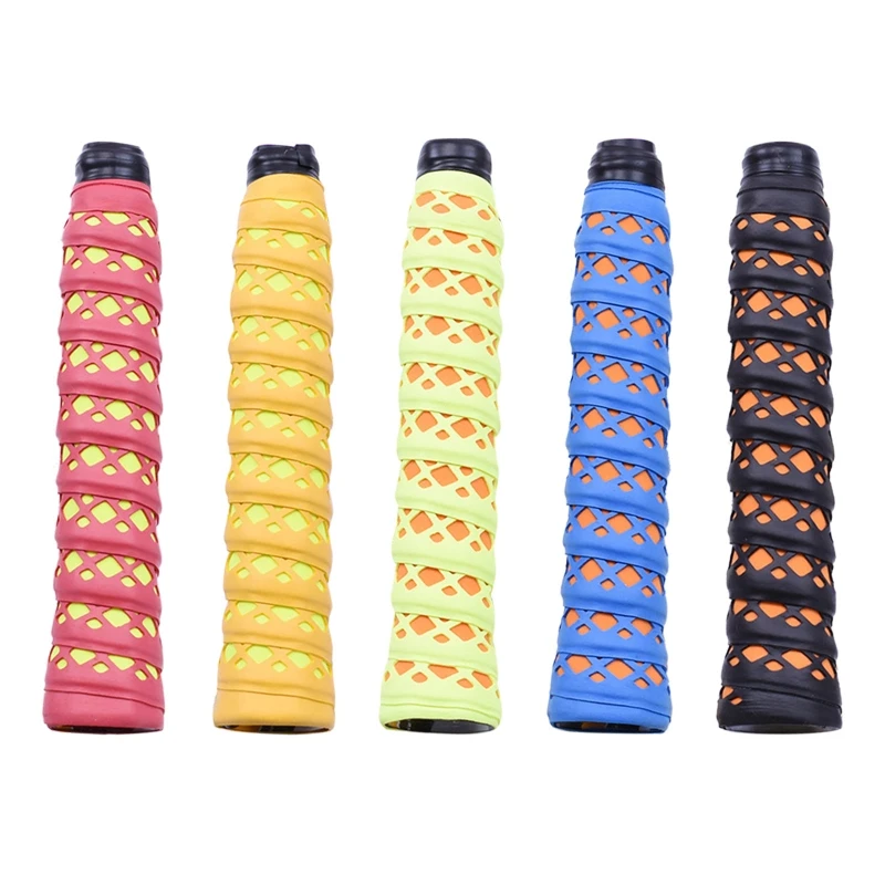 

2024 New Anti-slip Sweatband Badminton Grip Tennis Overgrip Sport Tape Windings Over for Fishing Rod Squash Padel Racket Tape