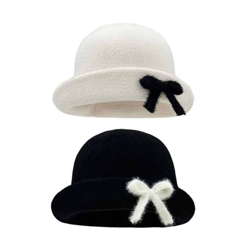 Thicken Liner Caps Fashion Crochet Fisherman Hat Women Girl Winter Warm Headwear