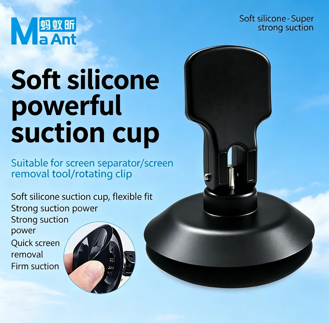 

MaAnt Soft Silicone Suction Cup Phone Screen Removal Tool with Adjustable Angle for Repair Strong Adhesion