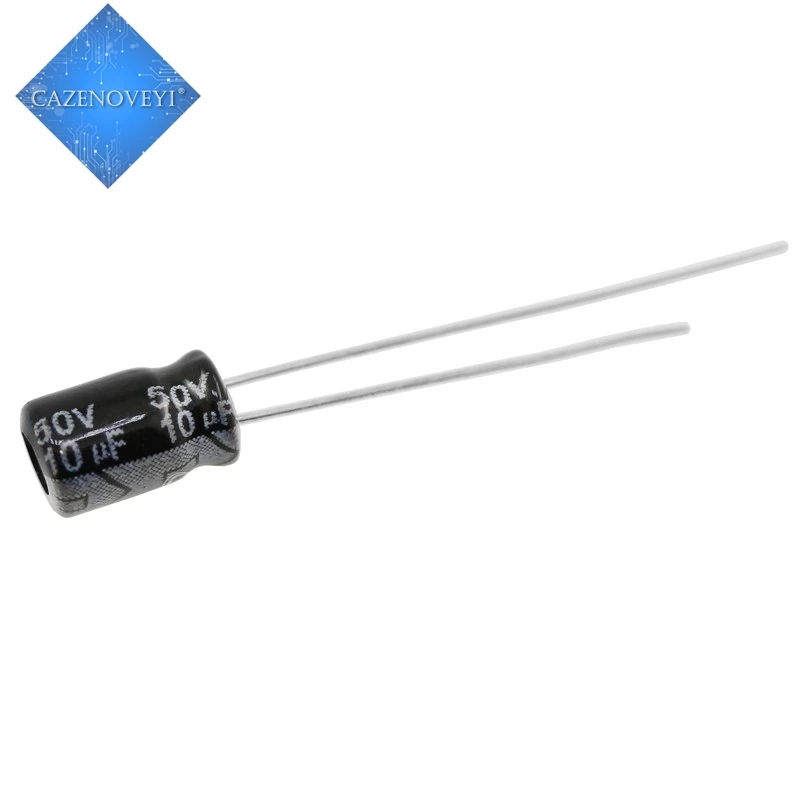 50pcs/lot Higt quality 50V10UF 5*7mm 10UF 50V 5*7 Electrolytic capacitor In Stock