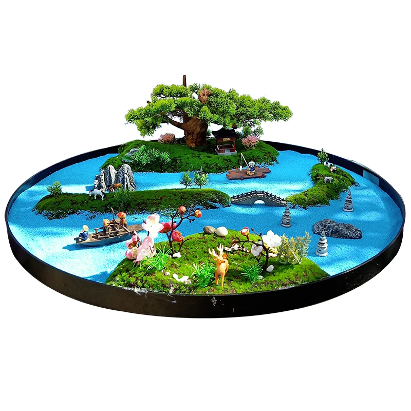 Hotel Table Decoration Flower Turntable Table Flower High Artificial Flower Large round Table Customization