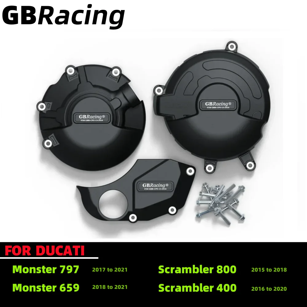 

GBRacing AC Generator Cover Monster 797 2017-2021 DUCATI Motorcycle Accessories Clutch Pulse Engine Protective Cover
