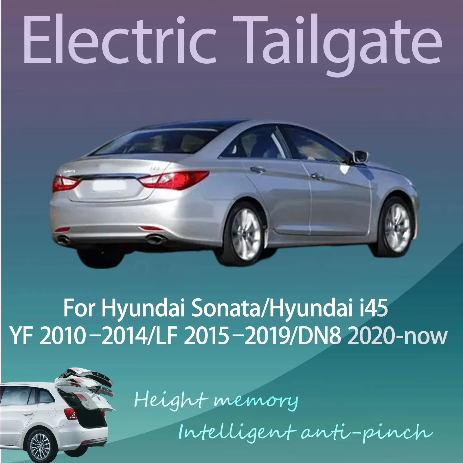 For Hyundai Sonata/Hyundai i45 YF/LF/DN8 2010-now Electric Modified Tailgate Intelligent Height Automatic Lifting Key-Controlled