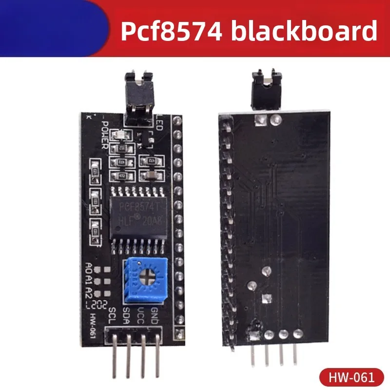 4-Wire Simplified I2C LCD1602 Adapter PCF8574 Chip Arduino Easy Connection