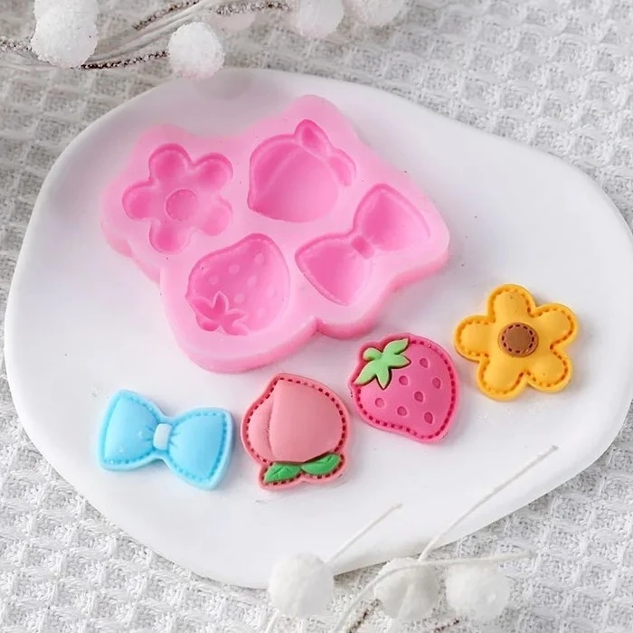 

Various Cartoon Animals Flowers Silicone Molds Rainbow Fondant Cake Candy Chocolate Mould Diy Cake Decoration Baking Accessories