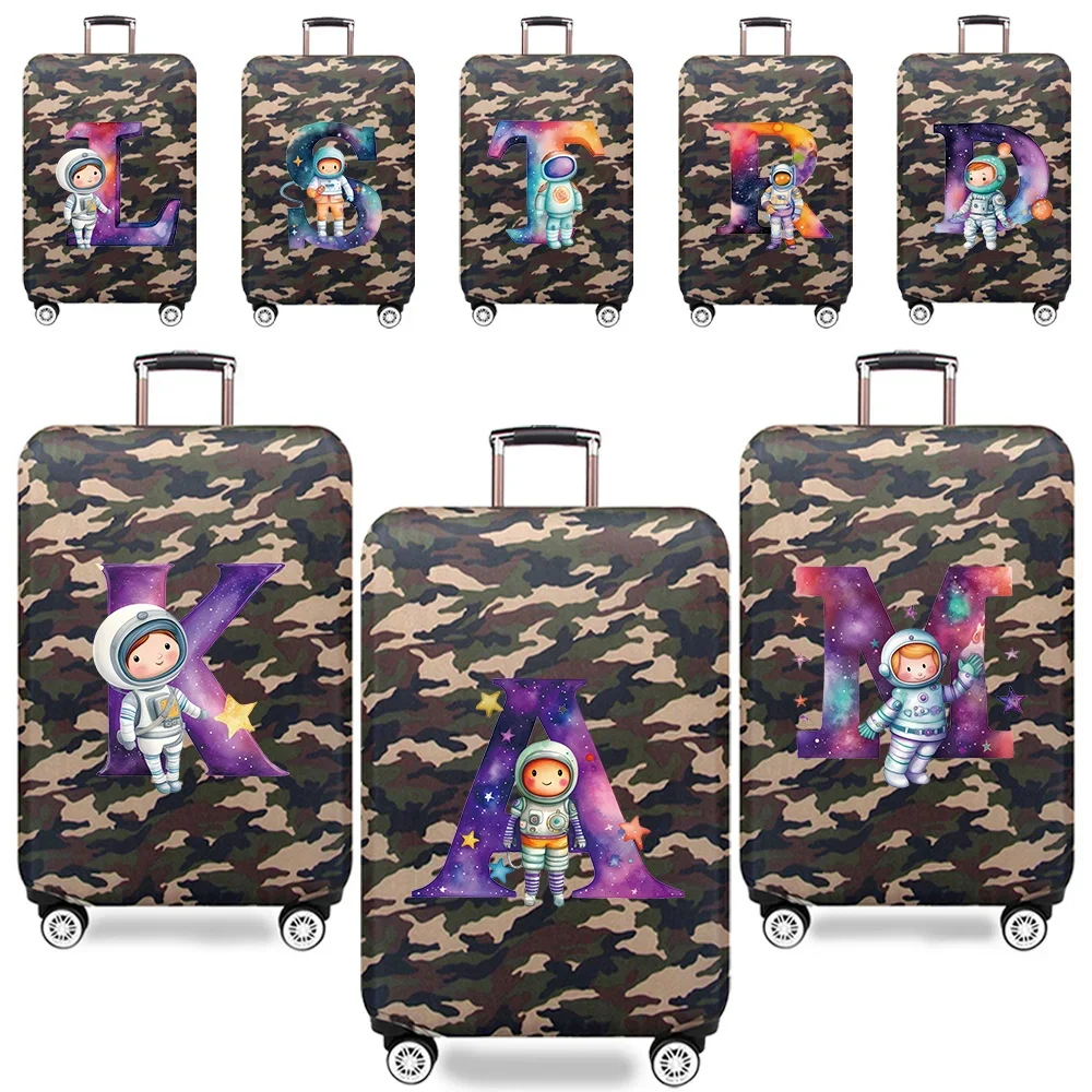Camouflage Wear-resistant Fabric Suitcase Protective Cover 18-32 Inches