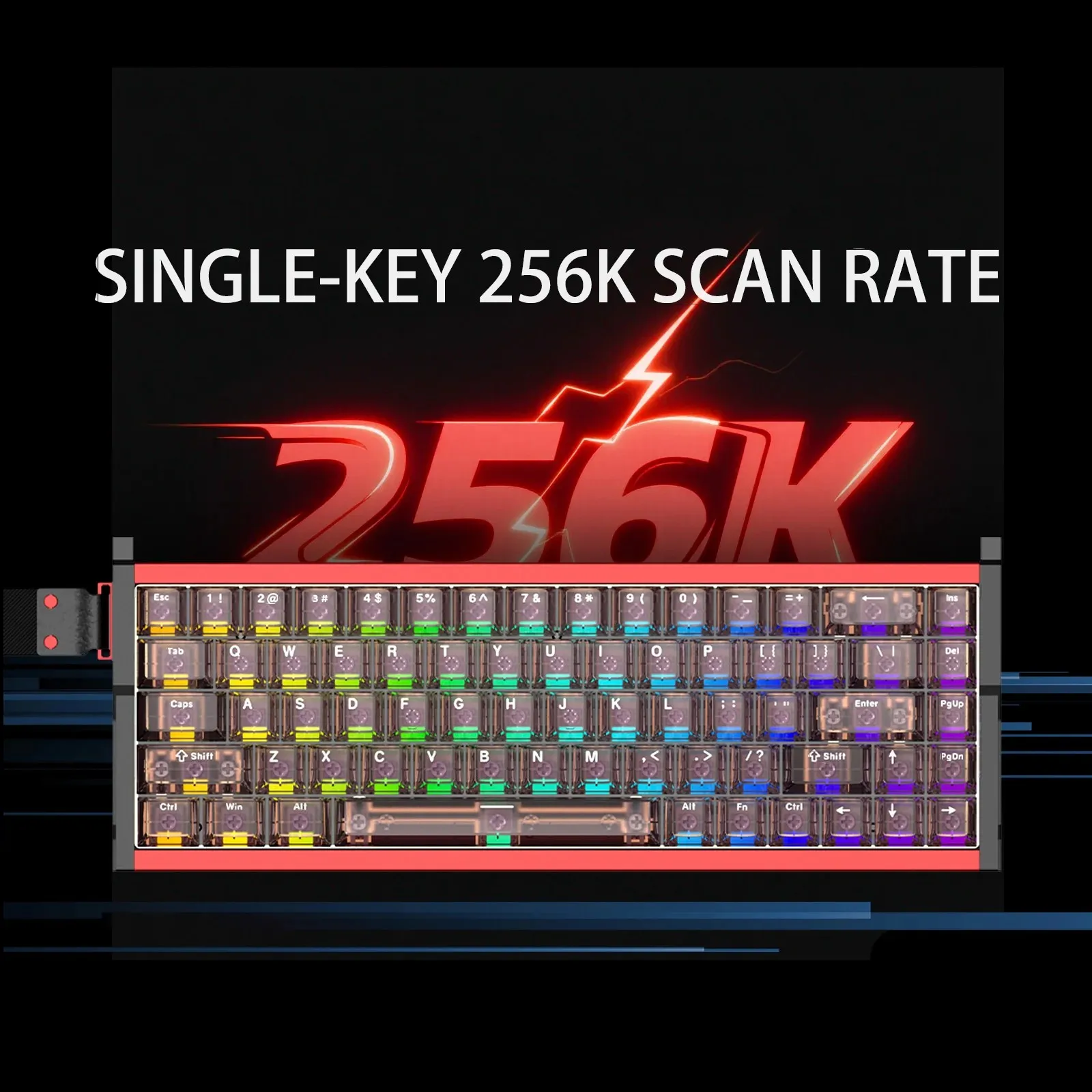 IROK MG68 PRO 8K 마그네틱 스위치 게임용 기계식 키보드 0.001mm 빠른 트리거 핫 스왑/SOCD/Wried/무선/Bt/방수