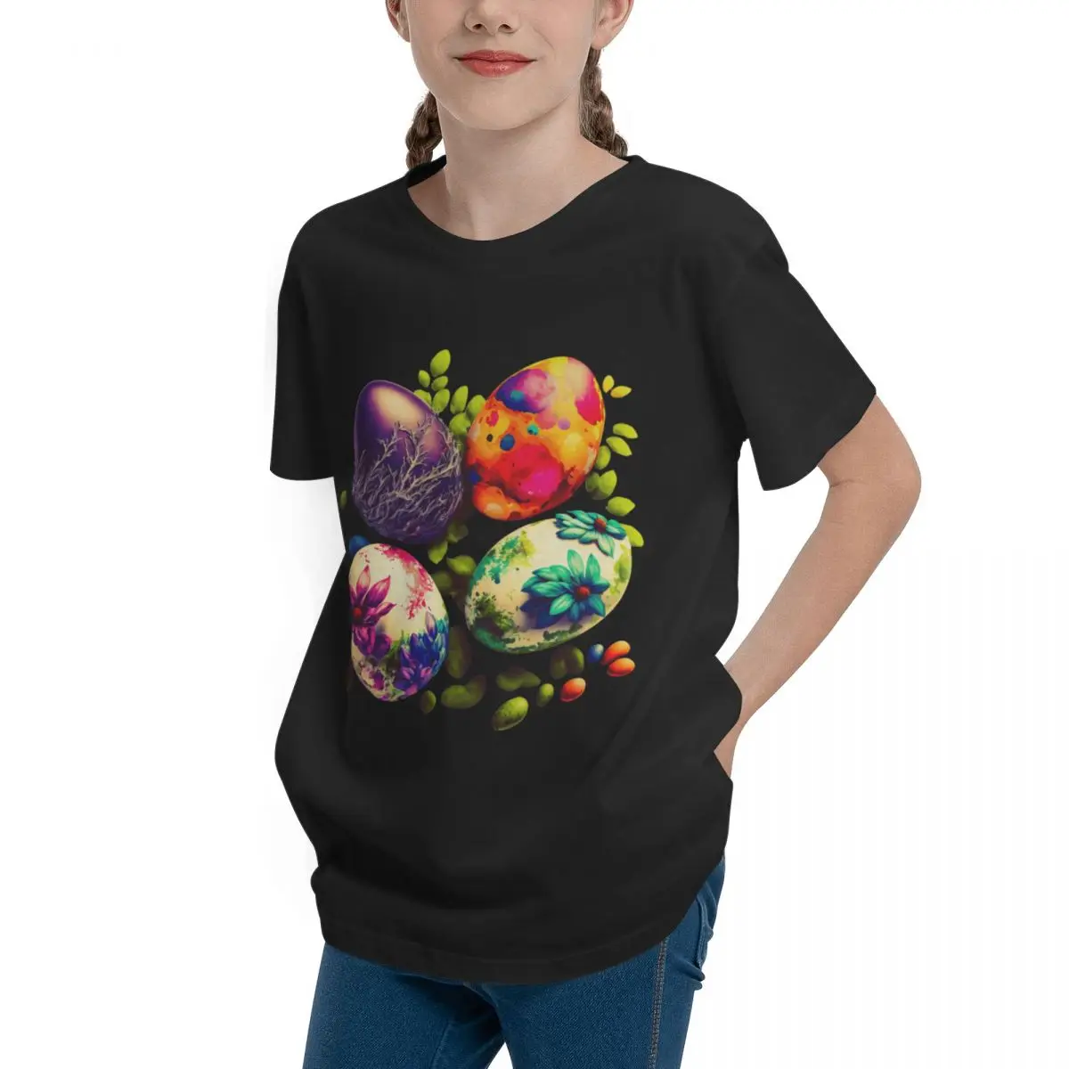 Easter Eggs Unisex Tri-Blend Spreadshirt Vintage Top tee Novelty Geeky Travel Sexy Teeanger T-Shirt