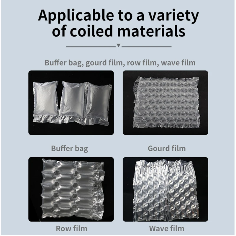 110V/220V Air Cushion Machine Bubble Wrap Machine Automatic Inflatable Packaging Machine Heat Sealing Air Pillow Bag Buffer