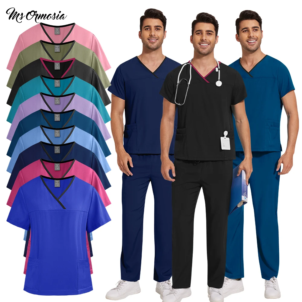 alta-qualidade-salao-de-beleza-spa-workwear-uniforme-cirurgico-clinico-mulher-homem-hospital-topo-e-calcas-conjuntos-uniformes-de-enfermagem-medica