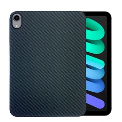 Fundas de fibra de carbono ultradelgadas, armadura robusta diseñada para iPad Mini 6, iPad Mini 6, 8,3 pulgadas, negro mate