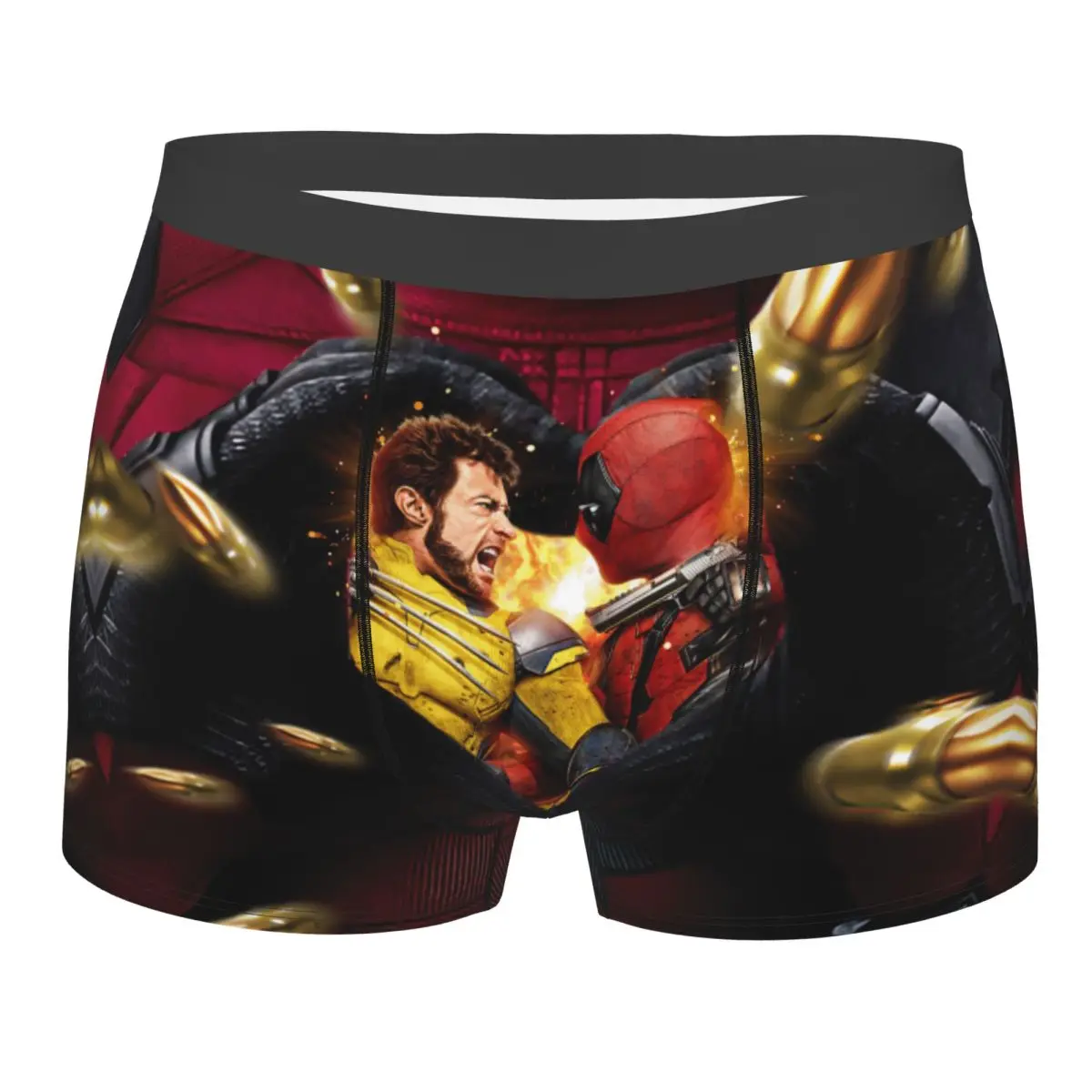 Deadpool & Wolverine Boxers Gag Gift For Men Humorous Underwear Boxer Briefs