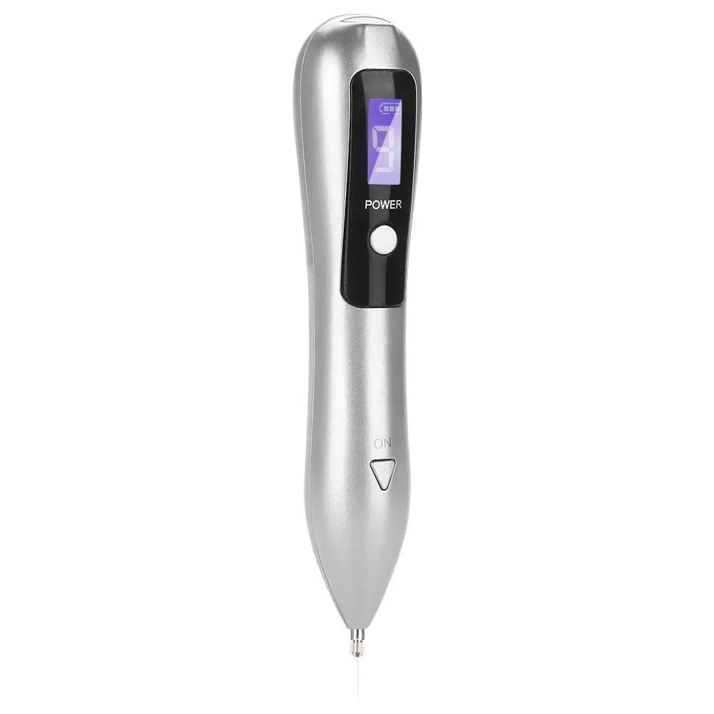 Stylo laser plasma LCD à 9 niveaux pour l'élimination des grains de beauté du visage, des tatouages et des taches foncées, dispositif de traitement des taches de rousseur et des verrues