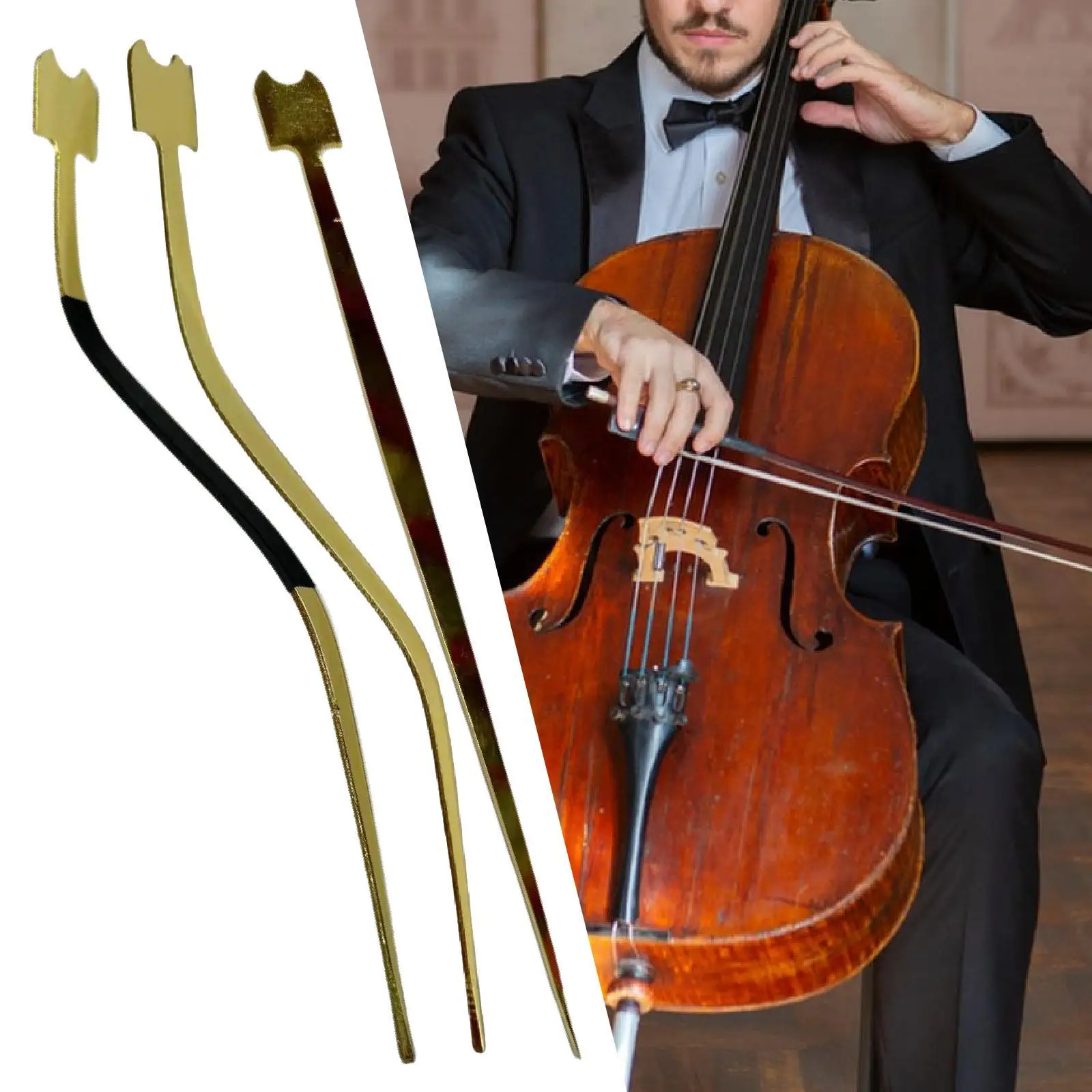 Cello Sound Post Setter -Waiting tool, professional, cello part, metal -luthier