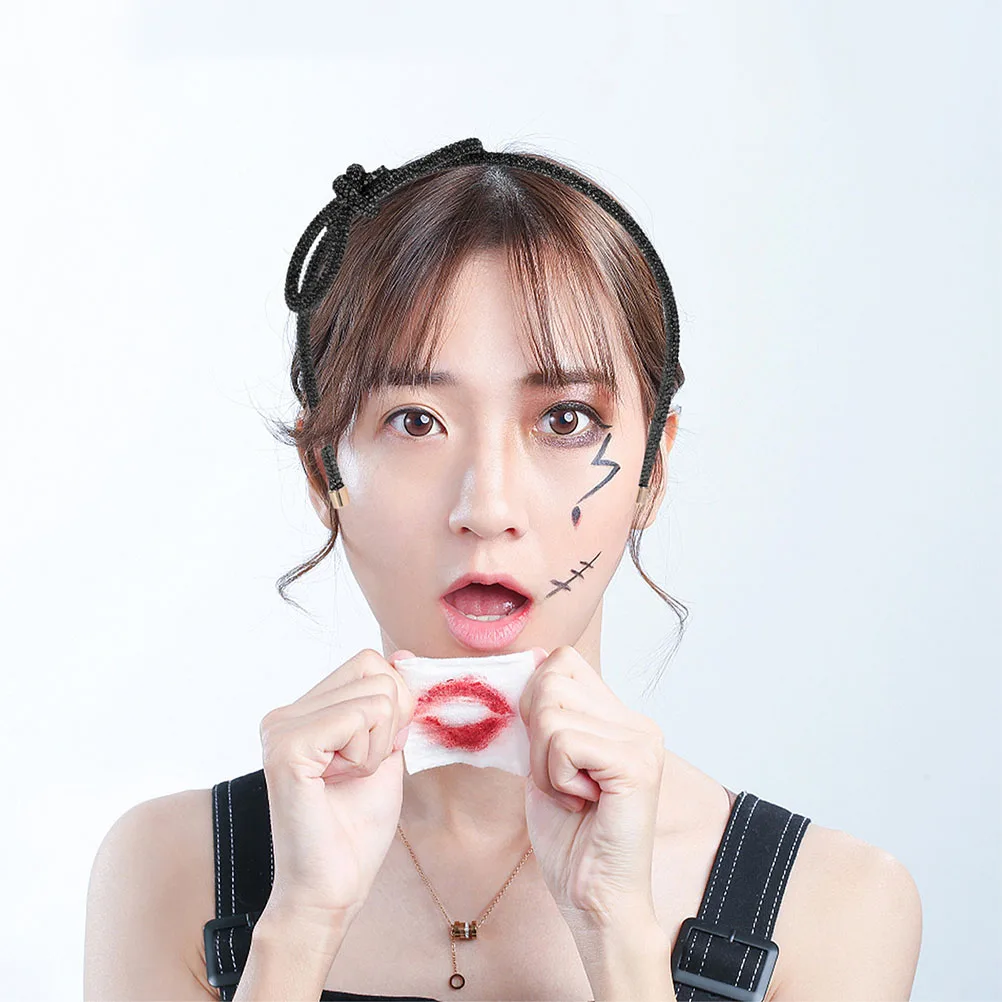 

Черная повязка на голову с бантом и стразами, свадебная повязка на голову, легкая повязка на голову с завязками, вечерние обручи для волос для женщин