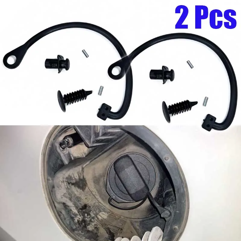 2Pcs Car Fuel Tank Cap Anti Loss Rope For Vw Jetta  Golf Passat  Polo Audi A1 A2 A3 A4 A6 A8