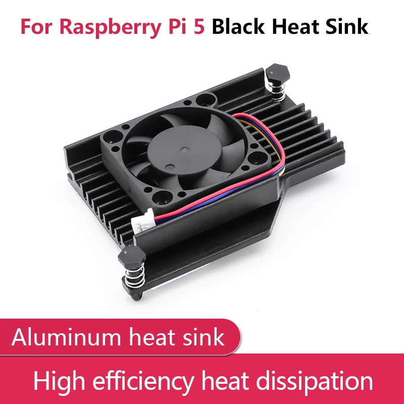 

Raspberry Pi 5 Black Aluminum Heat Sink Radiator For Raspberry Pi 5