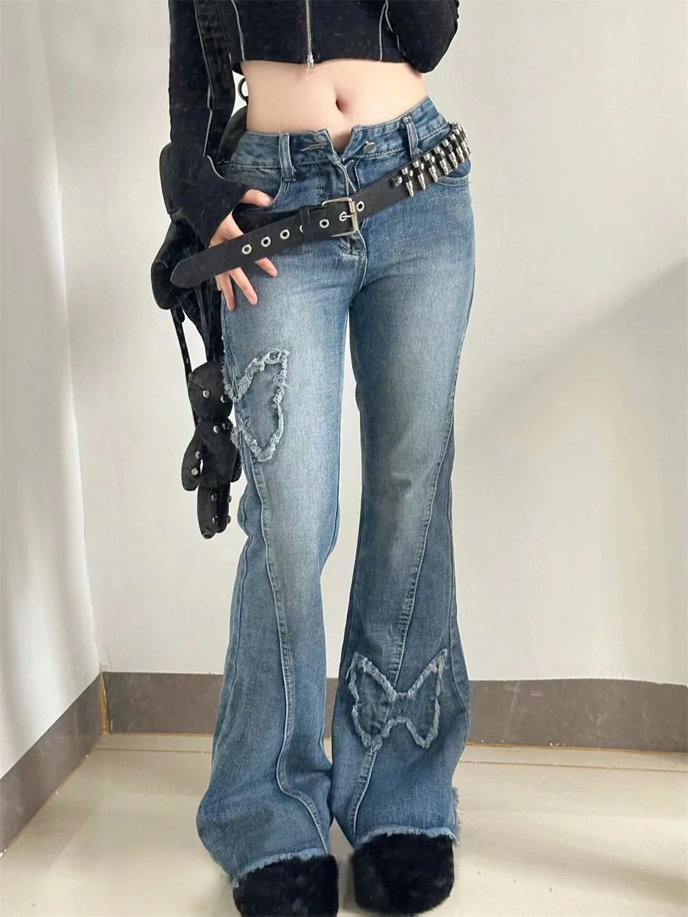 Army Green Y2K Wide Leg Cargo Pants Women High Waist Baggy Vintage Trousers Street Loose Casual Straight Pants Fashion Bottoms