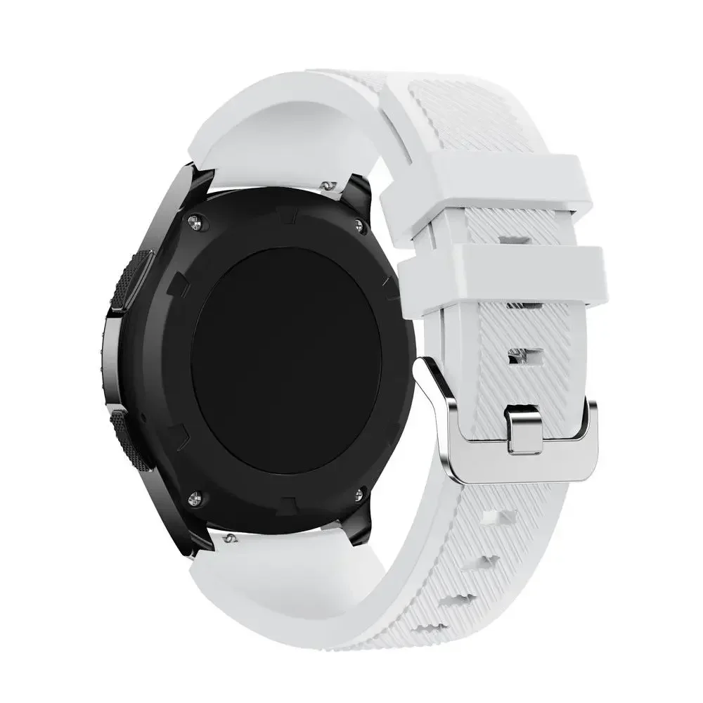 20-mm- und 22-mm-Armband für Samsung Galaxy Watch 5/6/4/3/46 mm/Active 2/Gear S3 Frontier/Sport, Silikonarmband, Huawei GT 4/3/2/2E. – Detail 6
