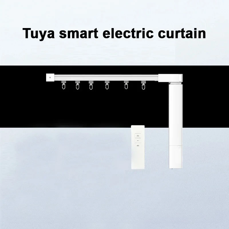 Smart Electric Curtain Automation Motorized Smart Curtain Voice Control Mute Electric Curtain