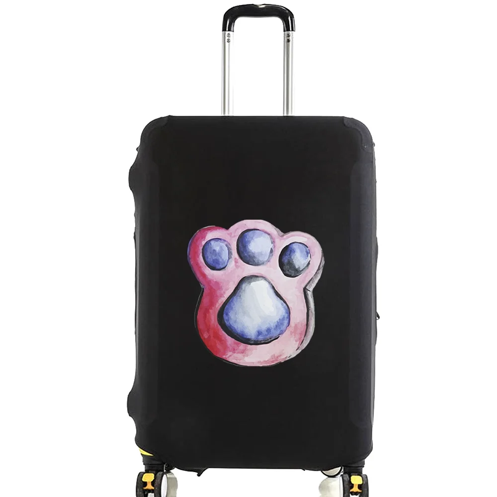 New Dog Footprints Pattern Luggage Protective Cover 18-28inch Trolley Baggage Travel Bag Covers Elastic Protection Suitcase Case