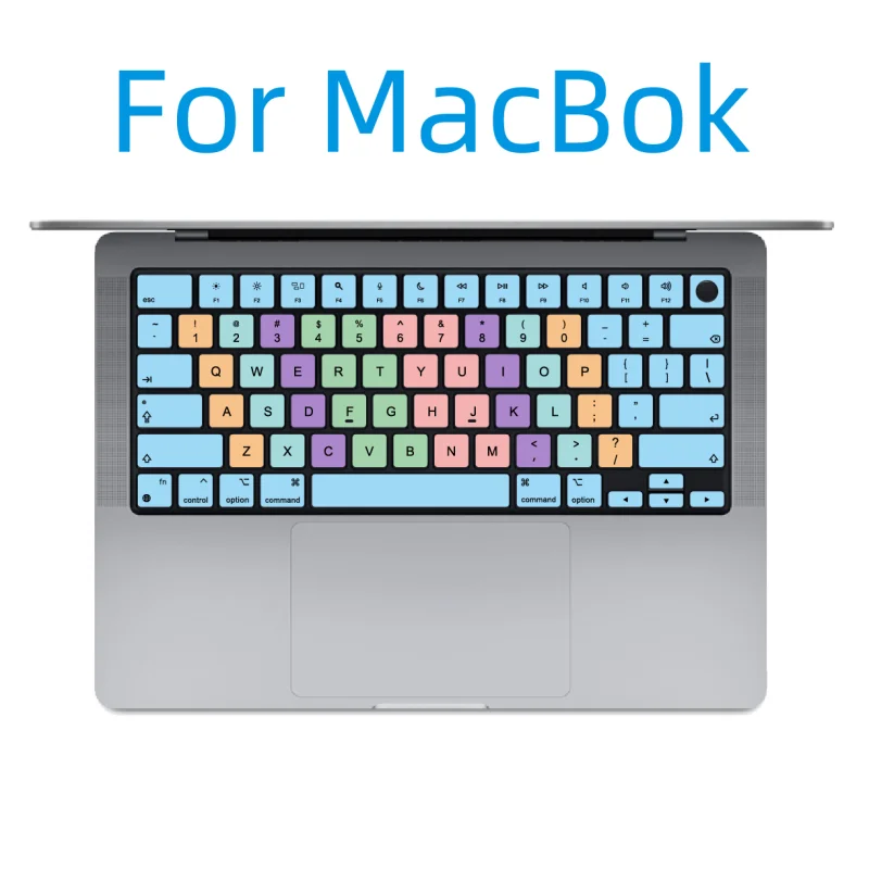 

Suitable for beginners to blindly type partition fingering practice of US Apple MacBook keyboard stickers and key stickers