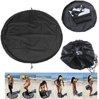 Summer Swim Carry Pack Pouch Drawstring Bag Wetsuit Storage Bag Beach Wetsuit Changing Mat for Surfers Diving Waterproof Dry Bag