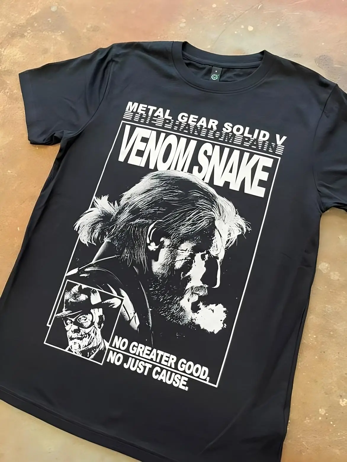 Camiseta Metal Gear Solid V de Algodón Orgánico Phantom Pair, Edición de Año Nuevo 2026, Camiseta de Manga Corta