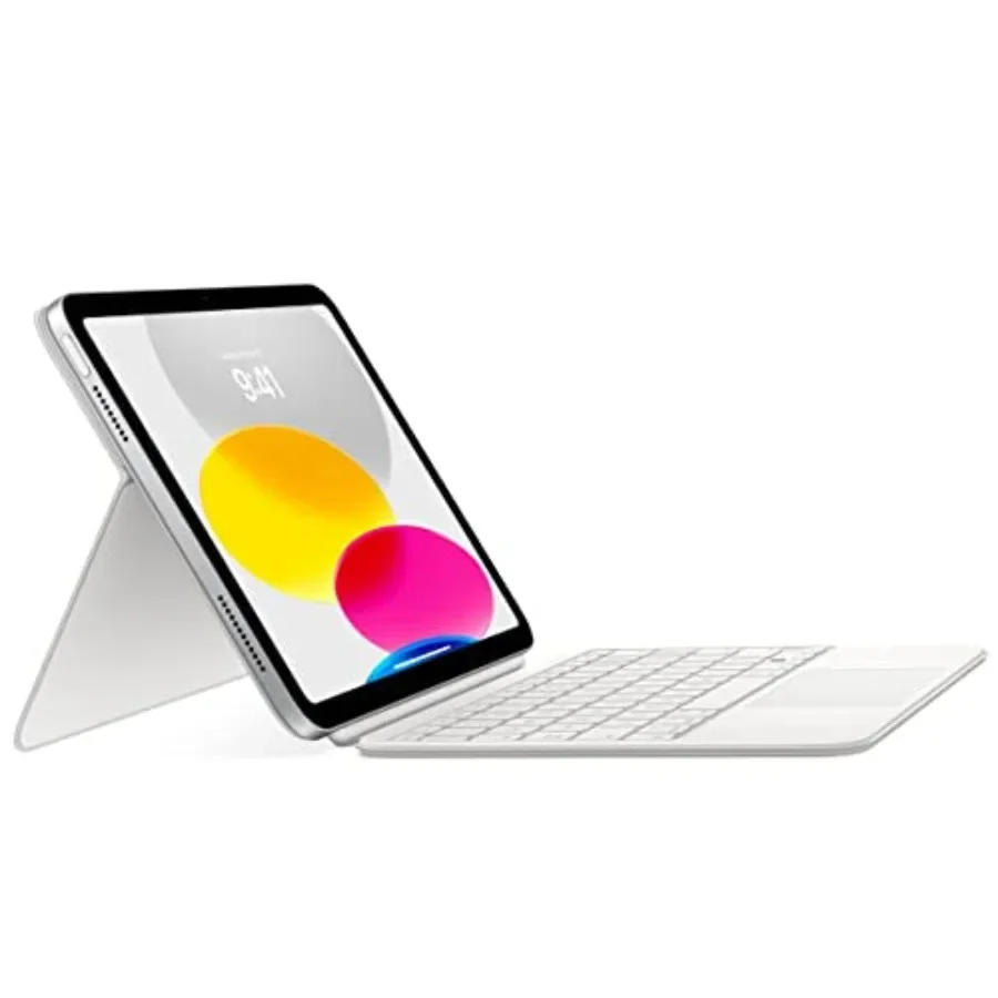 Magic Keyboard Folio for iPad 10th Generation (QWERTY US English) White (Renewed)