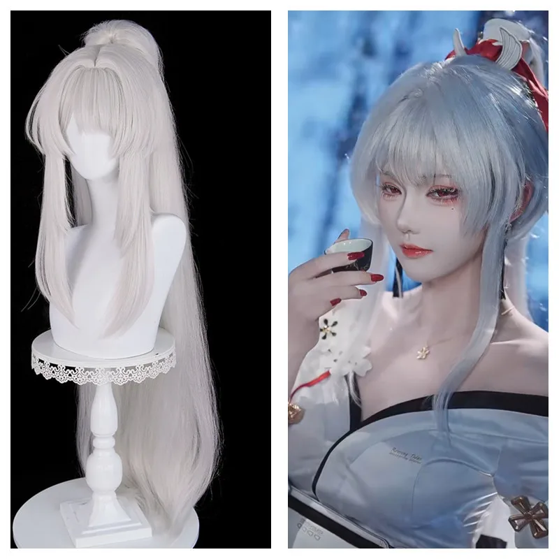 

Already Styled Wuthering Waves Hiyuki Cosplay Wig Long Hair Game Role Play Accessory Halloween Party Women Girls Props