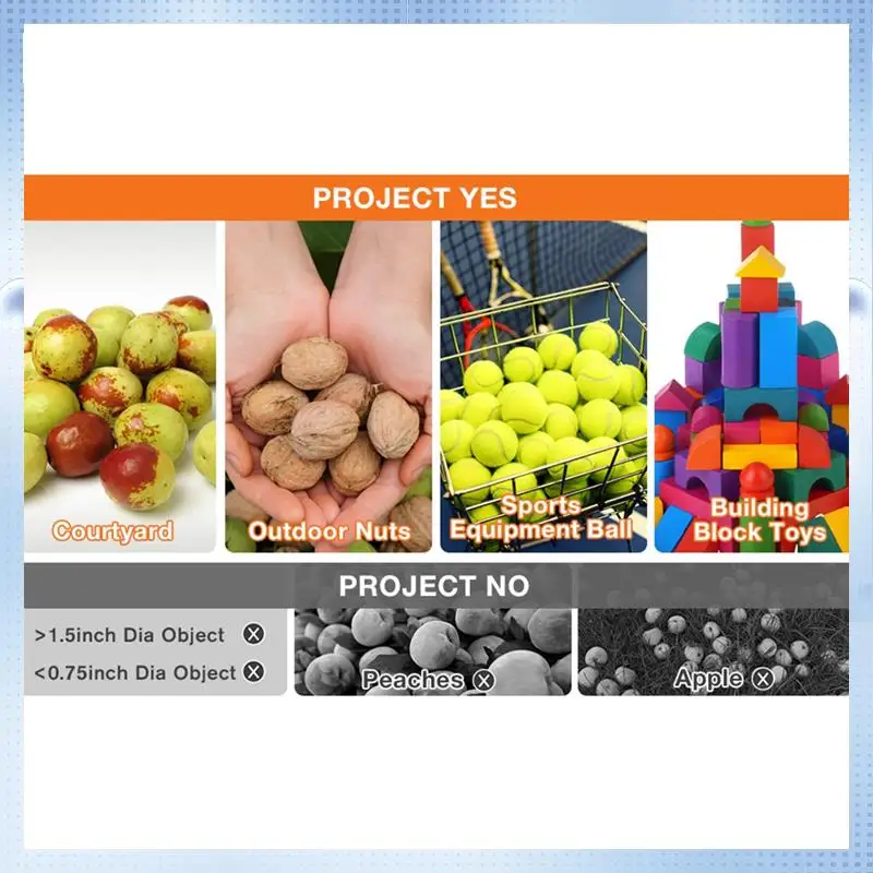 

AD-Walnut Picker Верхний роликовый сборщик гаек, Многофункциональный сборщик гаек Верхний с подвижным барабаном, легко выбирать и пустую