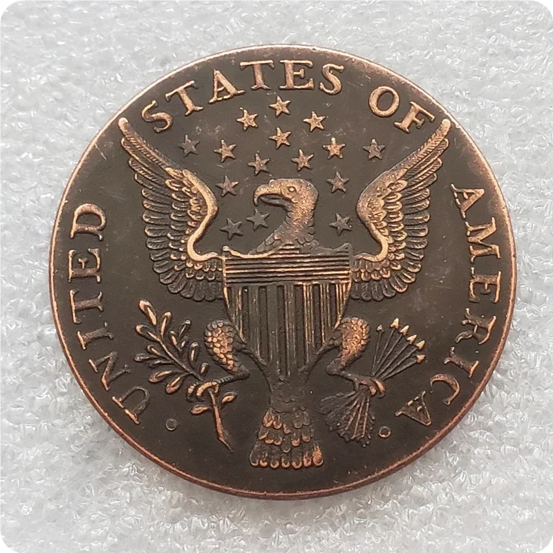 USA 1792 Washington Getz Pattern Cent, Small Eagle Copy Coin Challenge Pocket Coins Christmas Gifts