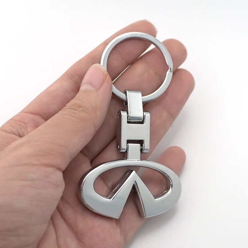 

For Infiniti Q50 FX35 Q30 G37 Q70 QX70 G35 Q60 QX50 Luxury Men Women Metal Car Key Chain Fashion Keychain Key Ring Acesssories