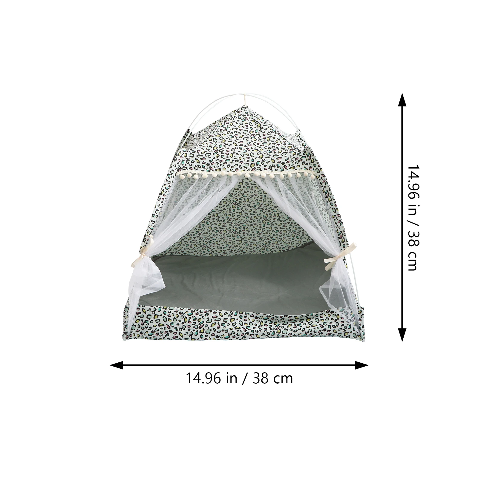 

Tent Dog Kennel Outdoor Cat Beds for Indoor Cats Washable House Houses Teepee Pet