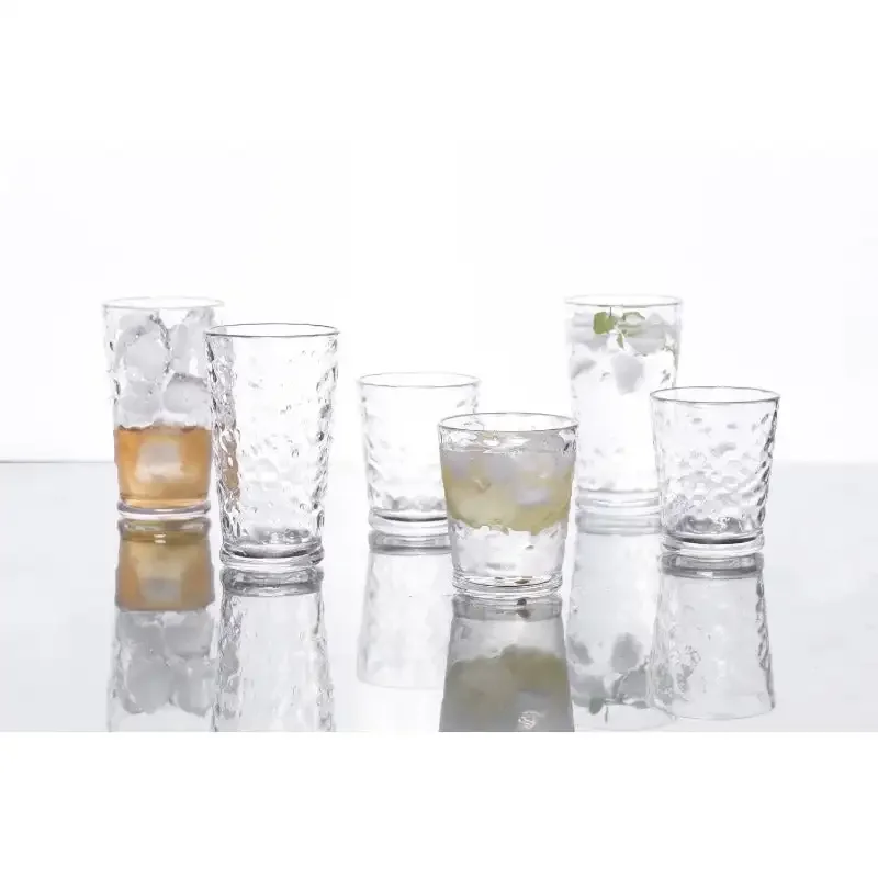14-Ounce Tritan Nuglass Hammered Tumbler, Clear image 4