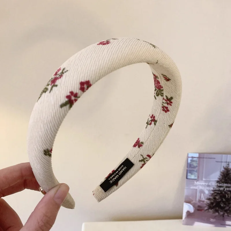 Retro Floral Elegant Pattern Simple Headband For Women