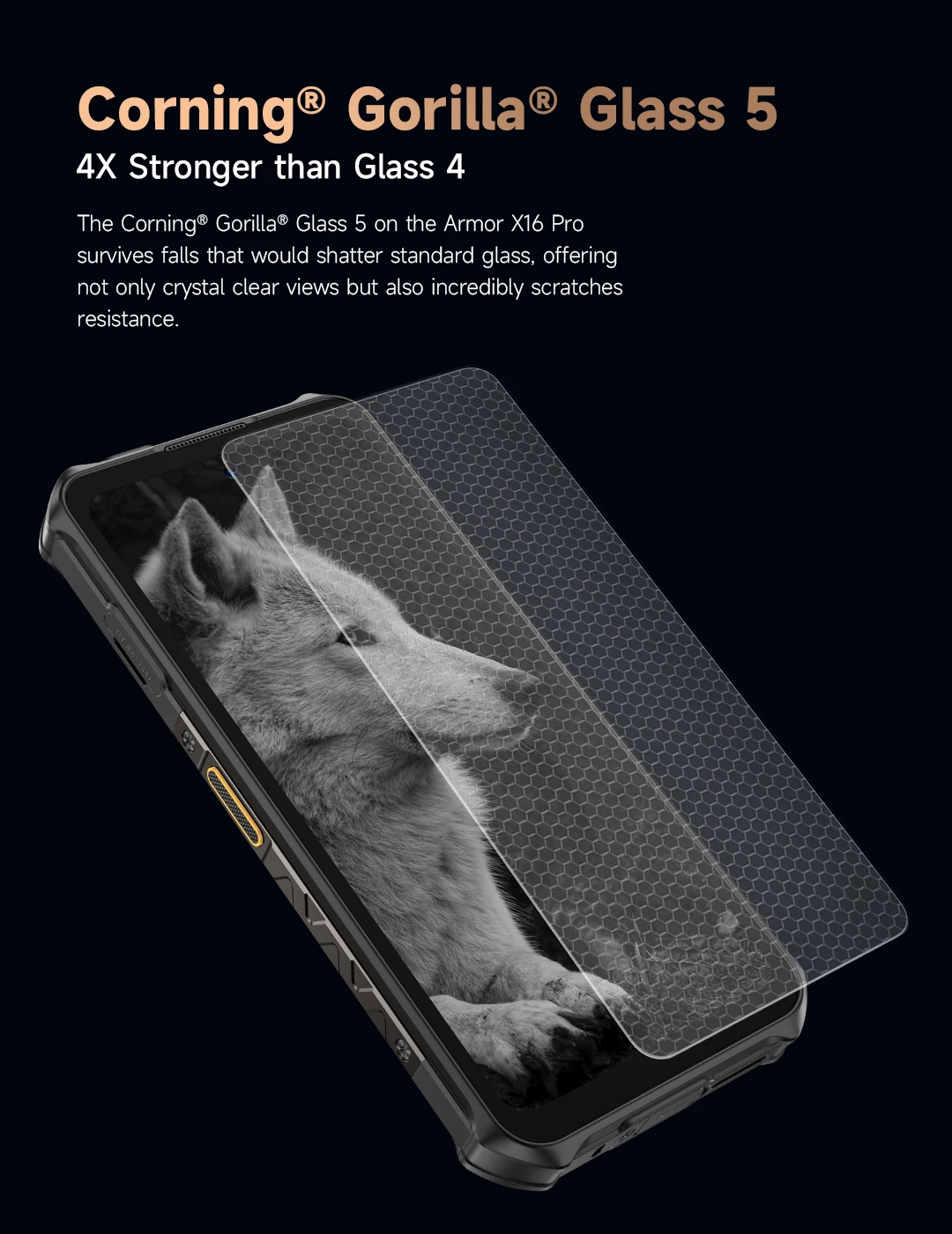 Ulefone Armor X16 Pro 10360mAh Glare Flashlight 5G Rugged Phone Smartphone Android 15 Up to 16GB+256GB 64MP Main Cam 6.56" 120Hz