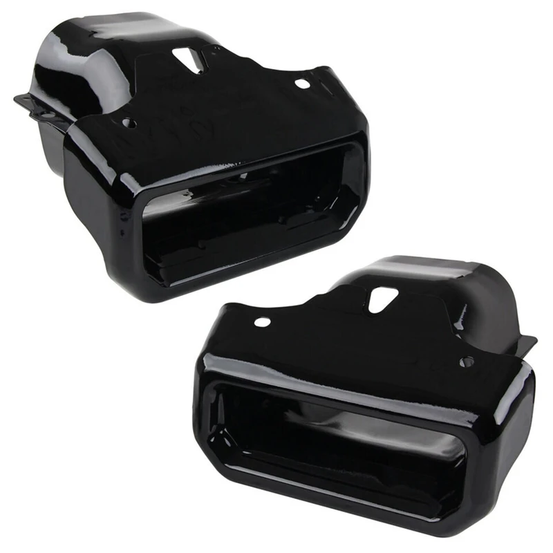 

Car Left+Right Exhaust Bezels For Chevy Silverado GMC 1500 Series 2019-2023 84434641 84434642 84667764