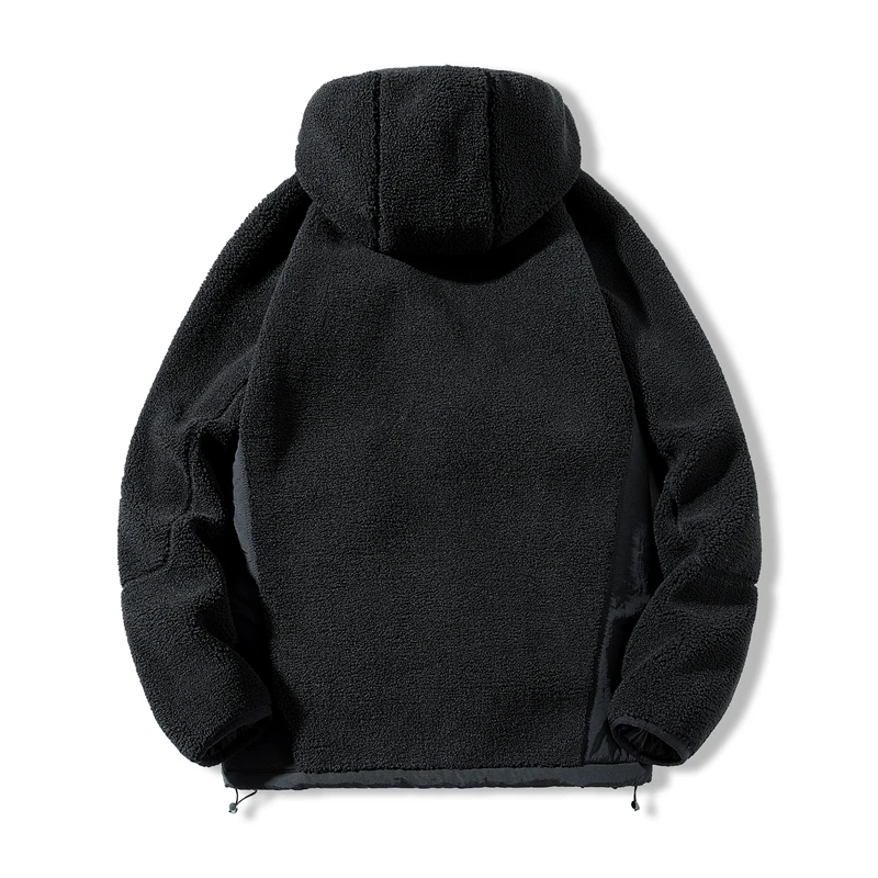 Fleece Cotton Clothes Man Winter Thickening Hooded Comfortable Coats New Solid Keep Warm Fashion Simplicity Man Jackets