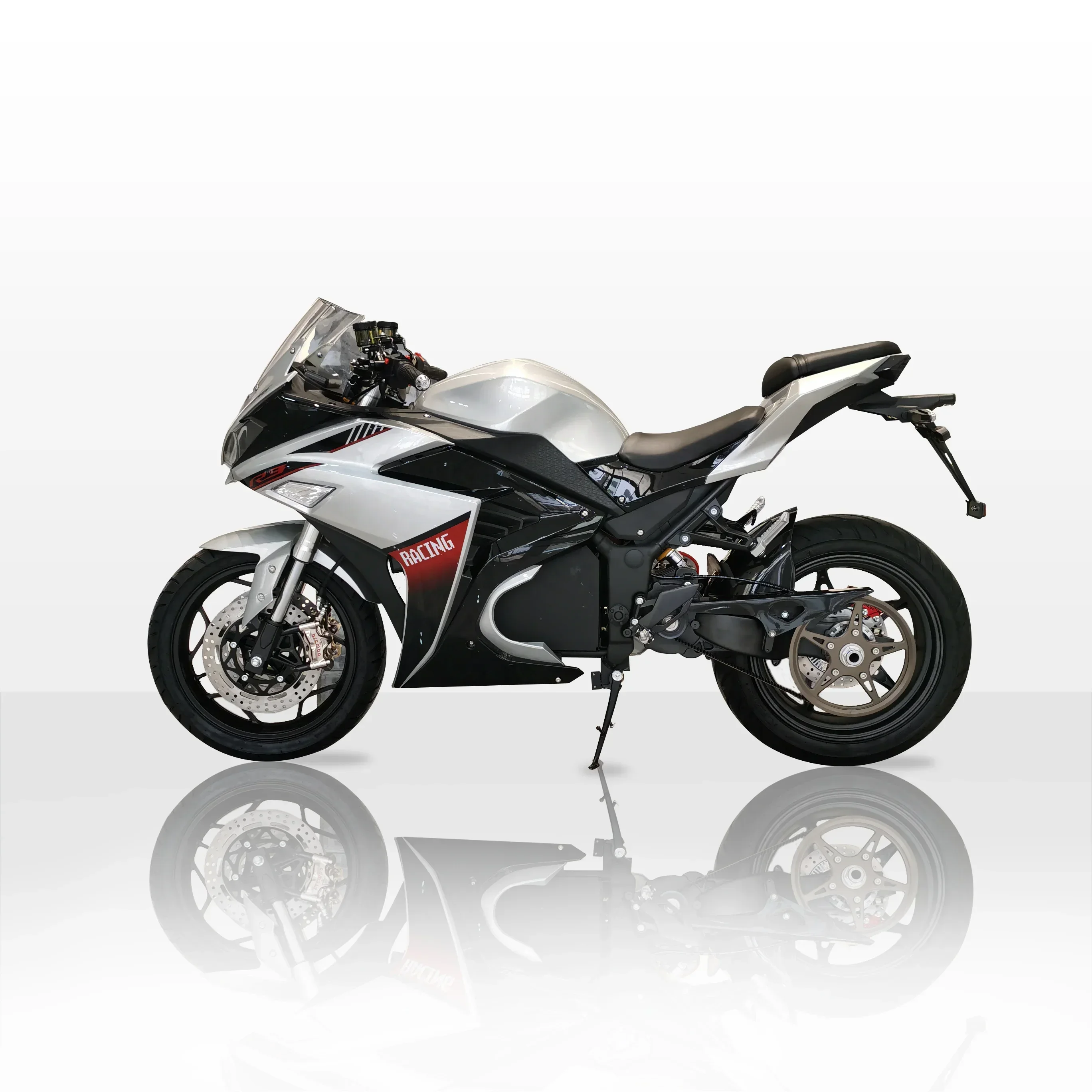 

Powerful Central Motor 5000W-15KW Fat Tire Programmable Controller ELectric Motorcycle With Bluetooth