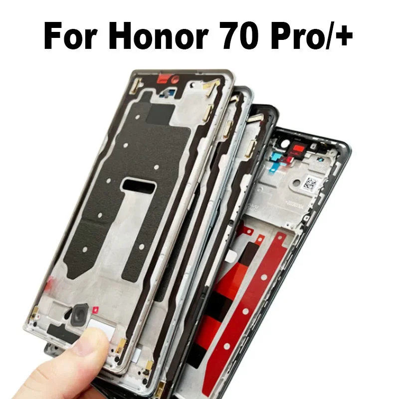 

6.78" Middle Frame For Huawei Honor 70 Pro + Plus Front Bezel Housing Lcd Supporting Holder Rear Plate Chassis FNE-AN00 FNE-NX9