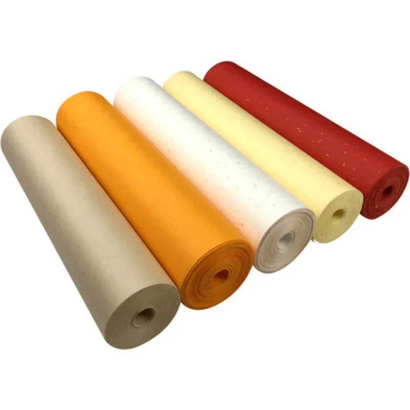 20m Long Rolling Half Ripe Rice Paper Chinese Calligraphies Xuan Paper Chinese Traditional Paintings Half Ripe Xuan Paper Papier
