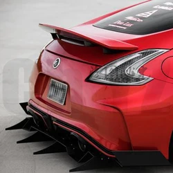 For Nissan 370Z Z34 AJT3 Styl 2009-2015 High Quality Top Carbon Fiber Rear Roof Spoiler Wing Trunk Lip Boot Cover Car Styling