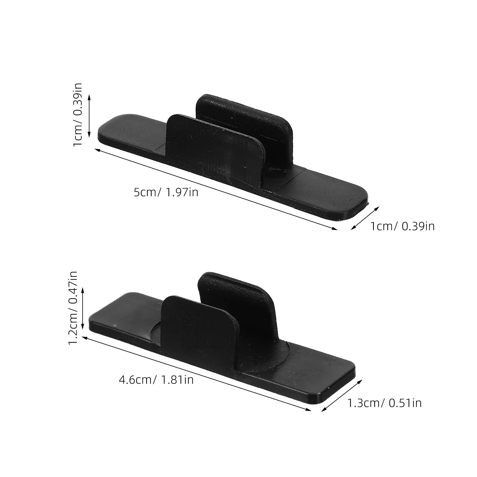 24 قطعة أصحاب قلم رصاص لاصق أسود متوافق مع 7-8 مللي متر 9-10 مللي متر أدوات الكتابة منظم مكتب الحافظة حامل قلم جدار جبل #4
