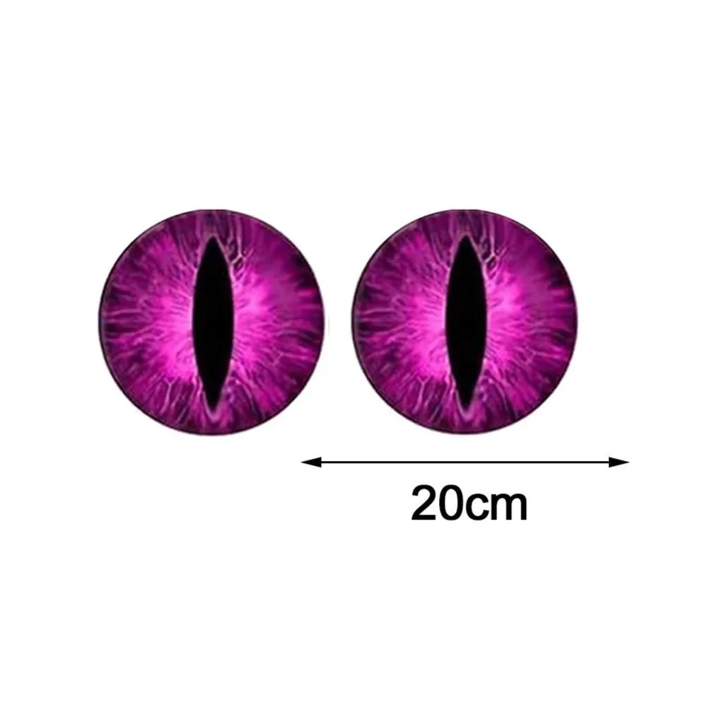 ملصقات عيون الوحش للسيارة والشاحنة ، زوج واحد ، ملصقات عيون مستديرة ، لسيارة جيب المصباح ، مضحك ، جديد
