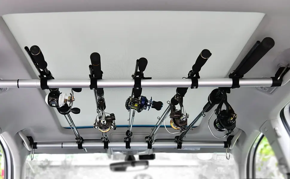 Ausleger Angeln RB2 Auto Angelrute Halter 10 stücke Starken Gürtel für Fahrzeug Bar Stangen Rack Tragbare Pole Strap Angeln Werkzeug zubehör – Detail 1