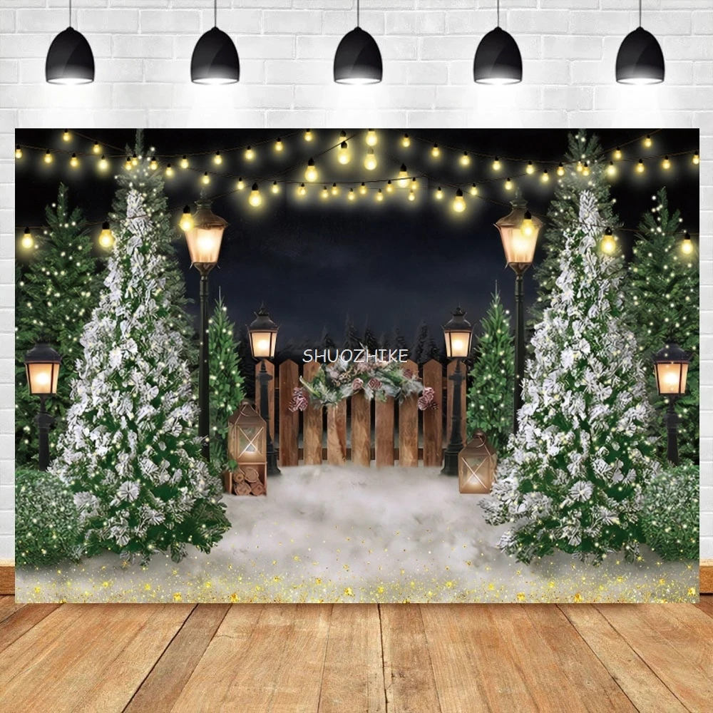 Foresta invernale Neve Sfondo natalizio Paesaggio naturale di montagna di pino Albero di Natale Ritratto di bambino Sfondo fotografico Studio fotografico