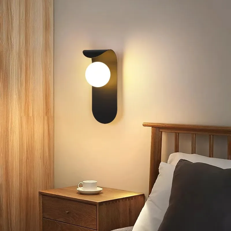 Modern Wall Light Simple Design LED Wall Sconce for Bedroom Living Room Staircase Corridor Hallway Home Decor Indoor Wall Lamp